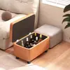 Banqueta de Almacenamiento Minimalista Estilo Japonés, Banco para Zapatos de Entrada Wabi-Sabi, una Herramienta Mágica para Transformar Apartamentos de Alquiler