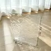 Fábrica de Origen Patas de Mesa Acrílicas Onduladas en V Forma de T Forma de Arco Patas de Soporte Transparentes Mesa de Comedor Mesa de Café Mesa de Comedor