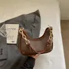 Bolso de Mano de Tela Sintética de Alta Gama tipo Empanada para Mujer, Bolso Cruzado, Nuevo Modelo de Moda Verano 2026 Versátil Bolso de Cadena para Hombro o Axila