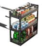 Puxador lateral de armário Cesta de puxar para armário Cesta de puxar para temperos Armário estreito Puxador de temperos oculto Vertical Japonês Embutido Atacado Multicamadas