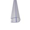 Tira de Retención de Agua para Cabina de Ducha en Forma de U para Baño Inodoro Tira de Sellado de Silicona Pvc Puerta de Vidrio Inferior Borde Sellador Impermeable Tira de Goma