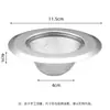 Filtro de fregadero de cocina de acero inoxidable transfronterizo, filtro de desagüe, red de perforación anti-fugas, red para lavar verduras, fuga de red