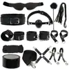 Set SM para parejas, juguetes divertidos, esposas, accesorios de flirteo sexual, pinzas para pezones, bola para la boca, entrenamiento SP para adultos