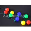 Colar luminoso Lester Cool 9Led Luzes Coloridas Bola de Bolha Luz Corda Bola Grande Colar de Natal Infantil