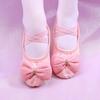Nuevos Zapatos de Baile con Lazo para Niñas Ballet Danza Corporal Estilo Japonés Lindos Para Escenario Suela Suave 8038