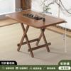 Mesa Plegable, Mesa Redonda, Apartamento Pequeño, Moderna, Simple, Mesa Conveniente, Casa de Alquiler, Puesto, Mesa de Comedor para el Hogar, Mesa de Té para Balcón