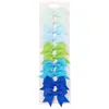 Nuevo Pack Combinado de 10 Pasadores para el Cabello Hechos a Mano con Lazo Sencillo de Amazon para Niños Accesorios para la Cabeza Moda Diaria