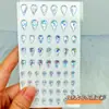 Pegatinas de Perla Diamante para Cara decoración de uñas color maquillaje de escenario decoración de ojos Esquina del ojo con Diamante pegatinas de pedrería sin pegamento