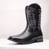 Zapatos casuales de ante sin cordones, mocasines estilo británico para hombre de talla grande, cuero genuino, zapatos para hombre