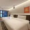 Conjunto Completo para Quarto Padrão de Mobília do Hotel Yifei para Apartamentos de Hotel Express e Quartos de Aluguel, Mobília Fixa para Homestays, Design de Baú de Cama, Cama