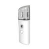 Humidificador facial con pulverizador de luz deslumbrante y colorido, instrumento hidratante, portátil, pequeño y recargable, para uso doméstico.
