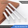 Esquerda Aço Liga de Alumínio 301 Handle Cabinet Roupeiro Porta Alumina Moderno Puxador Gaveta Porta Hardware Atacado