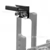 Zapata fría en forma de L con zapata fría vertical para micro-single, base para luz de relleno, adaptador de metal de conversión para monitor, tornillo puede ser lateral 1/4