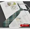 Jk Corbata Pequeña Estilo Universitario Femenino Cuadros Perezoso Uniforme Japonés Camisa Corbata de Lazo Ins Gratis Corta Moderna para Estudiantes Hombres y Mujeres