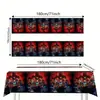 Mancha Nuevo Mantel de Mesa de Dibujos Animados para Cumpleaños Tema Hielo y Nieve Spider-Man Mantel de Mesa Desechable Pe Venta Directa de Fábrica