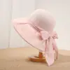 Sombrero de Pescador de Ala Ancha para Mujer, Sombrero de Sol Delgado Transpirable de Verano, Sombrero de Protección Solar para Viajes al Aire Libre Que Hace que la Cara Parezca Más Pequeña
