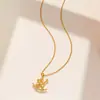 Joyería al por mayor transfronteriza Colgante Perro Bleo Cadena de Clavícula de Verano Collar Joyería para Usar Apilada Collar para Mujer de Alto Sentido