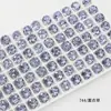 Cristal Dongzhou Diamante de Corte Rosa Milenario de Ocho Caras 8 mm Diamante Explosivo de Cristal K9 Imitación Circonio Joyería de Lujo Ligero Diamante para Uñas Joyería de Diamante