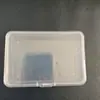 Cajas Pequeñas de Plástico PP Transparente Marca X para Accesorios de Joyería, Tarjetas, Piezas y Hebillas, Cajas Cuadradas Pequeñas con Logo Personalizable