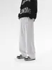 Calça Masculina Nova Primavera e Outono Modelagem Solta Versátil Reta Calça de Moletom Tendência High Street Esportiva Casual Calça Longa