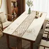Nova toalha de mesa antiga estilo chinês, tapete para mesa de centro e mesa de jantar de couro estilo chinês, alta qualidade, à prova d'água, resistente a óleo, capa de toalha de mesa lavável