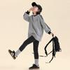 Sudadera de manga larga para niña Ropa de primavera Tallas mediana y grande Estilo infantil Cuello redondo Sudadera estilo coreano Moda infantil Suéter holgado