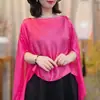 Nuevo Chal de Punto Estilo Hada para Verano, Abrigo Transpirable de Color Sólido, Chal de Moda para Vacaciones, Bufanda Decorativa de Seda para Mujeres