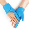 Guantes de Pu de Tres Dedos Cosplay Guantes Sexy Pole Dance Actuación Escénica Juego de Roles Guantes de Cuero