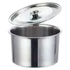 Copos e Bacias para Temperos Não Magnéticos Atacado, Bacias para Bater Ovos para Uso Doméstico, Multiuso com Tampas para Restaurantes e Cantinas, Copos para Temperos, Copos para Ensopados com Tampas