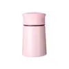 Taza Térmica de Doble Capa de Acero Inoxidable 316 para Estudiantes para Llevar Comidas y Gachas, Taza de Vacío para Uso en Exteriores, Taza con Asa Plateada