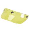 Visera Retro para Casco Visera para Casco 3/4 Casco de Motocicleta Medio Casco con Tres Hebillas Universal Visera Corta Parasol