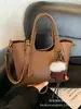 Bolso de Mano de Alta Gama Versátil de Nicho Nuevo para Mujer Textura Retro Hombro Único Cruzado Cubo Bolso de Viaje