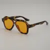 Nuevas Gafas de Sol de Color Gelatina Europeas y Americanas Doble Puente Moda Elegante Estilo Ins Punk Popular Mismo Estilo Anti-UV