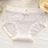 Entrepierna Extendida Seda de Hielo Ultra Delgada Ropa Interior Femenina Cintura Media 10A Algodón Antibacteriano en la Entrepierna Chica Nude Estudiante Talla Grande Bragas
