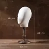 Perchero de Madera Maciza Retro Estante de Exhibición de Almacenamiento de Sombreros para Tienda de Ropa Soporte para Sombreros Estante de Exhibición Accesorios de Exhibición Molde para Cabeza Soporte para Sombreros