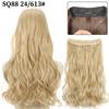 Fabricante de Cortina de Cabello para Peluca Venta al por Mayor Comercio Exterior Transfronterizo Ola Grande Fibra Química Hilo de Pesca Cortina de Cabello Rizado Extensión de Cabello Sin Costuras Pieza de Peluca
