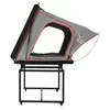 Tienda de Campaña Rígida para Montar en Coche con Diseño de Apertura Lateral, Base de Panal de Aluminio, Escaleras de Aluminio de 2.3m, Tira de Luz LED Integrada, Impermeable