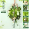 Decoración para Colgar en la Puerta de Artemisa del Festival del Bote del Dragón, Linterna Pequeña Colgante Tejida en Bambú, Materiales Hechos a Mano para Bricolaje, Adorno Colgante para Decoración de Interiores