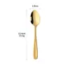 Mini cuchara tenedor de acero inoxidable 304 al por mayor de 2,5 mm de grosor, ocho colores, vajilla occidental, cuchara de postre, tenedor, cuchara para condimentar