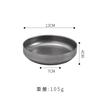 Juego de Vajilla de Acero Inoxidable Estilo Retro Cuencos Coreanos Antiguos para Arroz, Palillos, Cucharas, Platos Rectangulares, Platos para Condimentos, Vasos para Agua