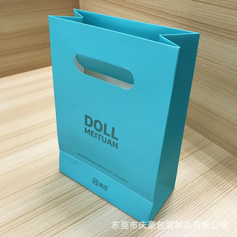 高档礼品手提袋定做logo环保白卡纸印刷uv覆哑膜定制礼品