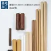 Palo de Madera Maciza Palo de Madera Redondo Barra de Cortina Engrosada Modelo Hecho a Mano Material Accesorios para Instrumentos Musicales Baqueta Palo de Masaje Yoga