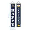 Amazon Transfronterizo Nuevo Banner de Hanukkah Temu Suministros para Fiestas Interiores y Exteriores Tela de Fondo Decorativa para Fotografía Personalización
