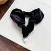 Scrunchie de Letra de Alta Gama Versátil Forma de Corazón Goma Elástica Alta para el Cabello Cuerda para el Cabello Accesorio para el Cabello para Mujeres