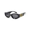 Gafas de Sol para Niños Nuevas Letra Espejo Patilla Ovaladas de Moda Tendencia Personalizadas Anti-UV para Niños y Niñas Bebé