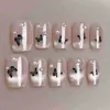 Unhas de Manicure Unhas Usáveis Feitas à Mão Manicure Puro Desejo Patch para Manicure Unhas Postiças Unhas Usáveis Feitas à Mão Unhas de Luxo