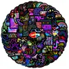 Bolsa de Adesivo Estilo Neon Celular Copo d'Água Adesivo Decorativo Impermeável Criativo DIY Desenho Animado Fofo Adesivo Infantil