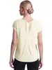 Tops Deportivos de Verano para Yoga para Mujer, Camisetas de Secado Rápido, Cubre Tops Sueltos Transpirables de Manga Corta para Fitness Femenino