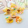 Chaveiro Pingente Patch de Resina Urso Manteiga Corrente para Pendurar Acessórios para Capa de Celular Material Acessórios Ursinho Gummy