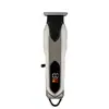 Cortapelos Eléctrico con Pantalla Digital LCD Transfronterizo para Salones de Peluquería, Recortador de Pelo Eléctrico Profesional para Esculpir y Estilizar el Cabello para Hombres, Cortapelos Eléctrico